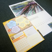 Organizers, notepads, desk-wall calendars