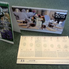 Druck von Schreibtisch- und Wandkalender